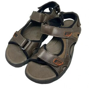 Rugged Outback Brown Athletic Hook & Strap‎ Hiking Sandal Size 6 EUC